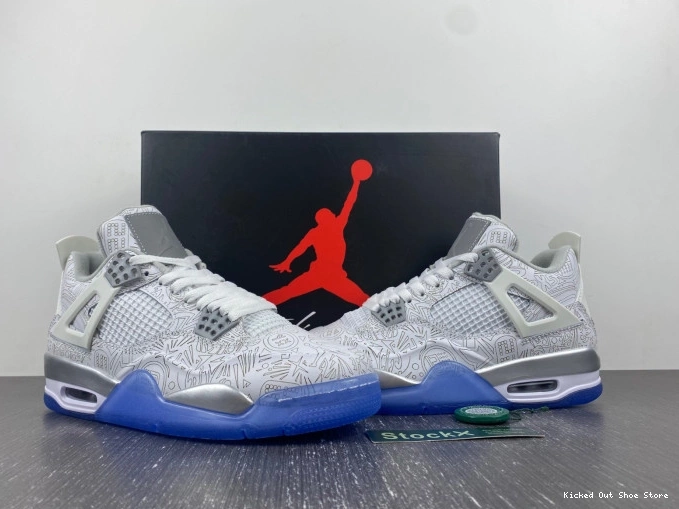 Kick Theory Anniversary 705333-105 Jordan Retro 4 30th Laser 0803